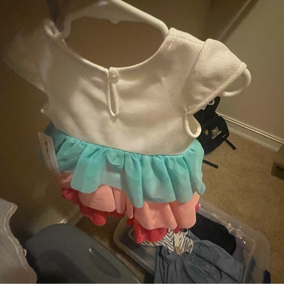 2T Boutique Dress: Birthday/Spring/ Easter! Three tier ruffles. Fabulous Design! - Picture 4 of 7